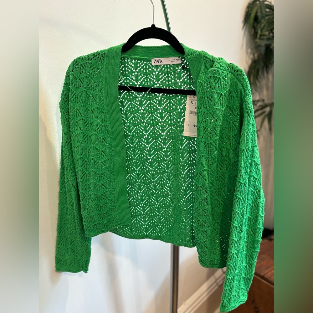 Zara Green Cardigan